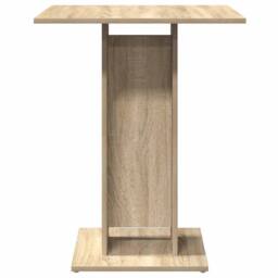 Berkfield Home Durable Bistro Table Sonoma Oak 60x60x75 cm Engineered Wood in Tan - Size: 60 x 60 x 75 cm - thumbnail 4