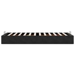 Berkfield Home Ottoman Bed Frame No Mattress Black Single Velvet - thumbnail 8