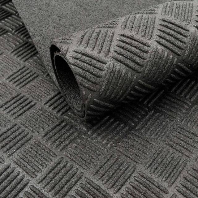 Oseasons Deckplate 1.2m x 1.2m Non-Slip Heavy Duty Floor Mat in Grey - Size: 100 cm diameter - image 1