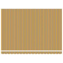 Berkfield Home Manual Retractable Awning Multicolour Stripe 450x300 cm in Yellow - thumbnail 6