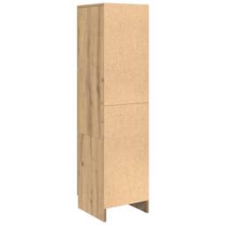 Berkfield Home Artisan Oak Sideboard Artisan oak Engineered wood Large Storage in Brown - thumbnail 6