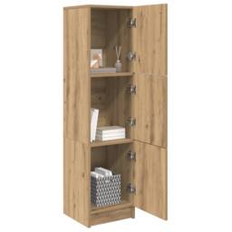 Berkfield Home Artisan Oak Sideboard Artisan oak Engineered wood Large Storage in Brown - thumbnail 3