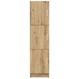 Berkfield Home Artisan Oak Sideboard Artisan oak Engineered wood Large Storage in Brown - thumbnail 4