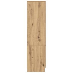 Berkfield Home Artisan Oak Sideboard Artisan oak Engineered wood Large Storage in Brown - thumbnail 5