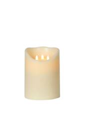 KDMD Moving Flame LED Candle 15 x 20cm in Cream - Size: 15 x 20 cm - thumbnail 3