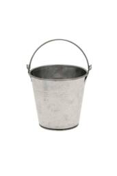 KDMD Galvanised Buckets 9.5cm 6 Pack in Silver - thumbnail 2