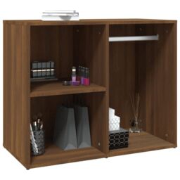 Berkfield Home Dressing Cabinet Brown Oak 80x40x65 cm Engineered Wood - Size: 80 x 40 x 65 cm - thumbnail 5