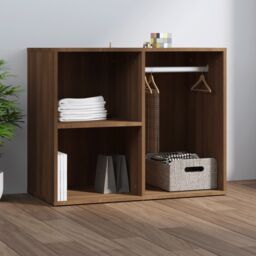 Berkfield Home Dressing Cabinet Brown Oak 80x40x65 cm Engineered Wood - Size: 80 x 40 x 65 cm - thumbnail 1