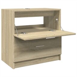 Berkfield Home Sink Cabinet Sonoma Oak 59x37x59 cm Engineered Wood in Brown - Size: 59 x 37 x 59 cm - thumbnail 5