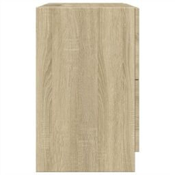 Berkfield Home Sink Cabinet Sonoma Oak 59x37x59 cm Engineered Wood in Brown - Size: 59 x 37 x 59 cm - thumbnail 6