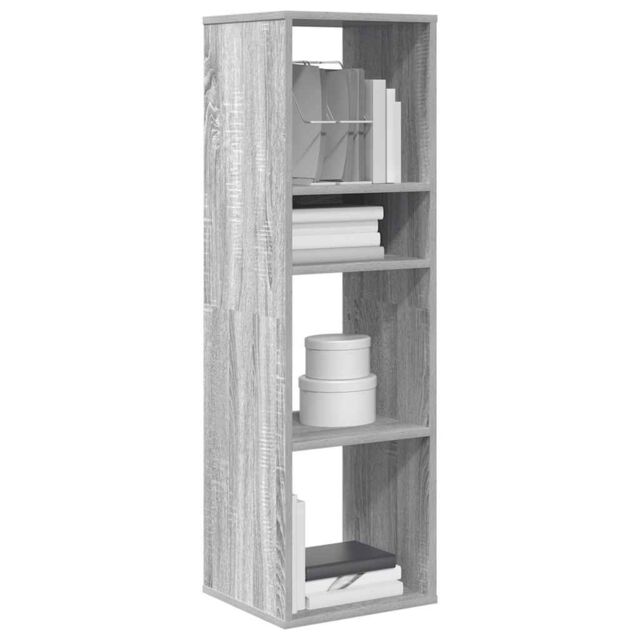Berkfield Home Book Cabinet Grey Sonoma 34x31x112 cm Engineered Wood - Size: 34 x 31 x 112 cm - image 1