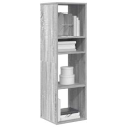 Berkfield Home Book Cabinet Grey Sonoma 34x31x112 cm Engineered Wood - Size: 34 x 31 x 112 cm - thumbnail 1