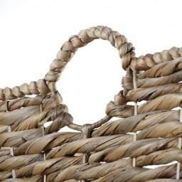 CALICOSY Set Of 3 Tall Water Hyacinth Baskets in Light Brown - thumbnail 2