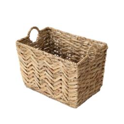 CALICOSY Set Of 3 Tall Water Hyacinth Baskets in Light Brown - thumbnail 4