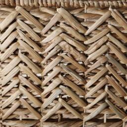 CALICOSY Set Of 3 Tall Water Hyacinth Baskets in Light Brown - thumbnail 3