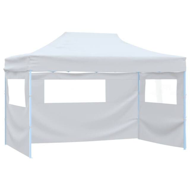 Berkfield Home Foldable Party Tent with 4 Sidewalls 3x4.5 m White - image 1
