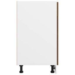 Berkfield Home Drawer Bottom Cabinet Brown Oak 40x46x81.5 cm Engineered Wood - thumbnail 6