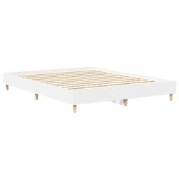 Berkfield Home Durable Bed Frame No Mattress White 140x200 cm Engineered Wood - thumbnail 7