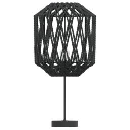 Berkfield Home Lamp Shade Black √ò23x28 cm Iron & Paper - Size: 23x28 cm - thumbnail 6