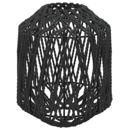 Berkfield Home Lamp Shade Black √ò23x28 cm Iron & Paper - Size: 23x28 cm