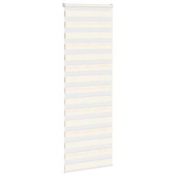Berkfield Home Zebra Blind Marble Beige 70x200 cm Fabric Width 65.9 cm Polyester - thumbnail 3