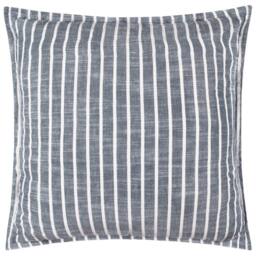 Yard Hessle Stripe 100% Cotton Outdoor Cushion in Navy - Size: 45 cm x 45 cm - thumbnail 2