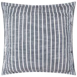 Yard Hessle Stripe 100% Cotton Outdoor Cushion in Navy - Size: 45 cm x 45 cm - thumbnail 3