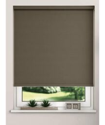 New Edge Blinds Thermal Blackout Roller Blinds 175cm Drop x Width 115cm ChocoSlate in Chocolate - Size: 105 cm width x 175 cm drop