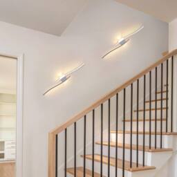 COMELY Indoor Wall Lights, 27W Wave Bar White Wall lights, 3000K Warm Light - thumbnail 5