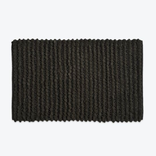 Allure Bath Fashions Sparkle Bobble Non-Slip Bath Mat in Dark Grey