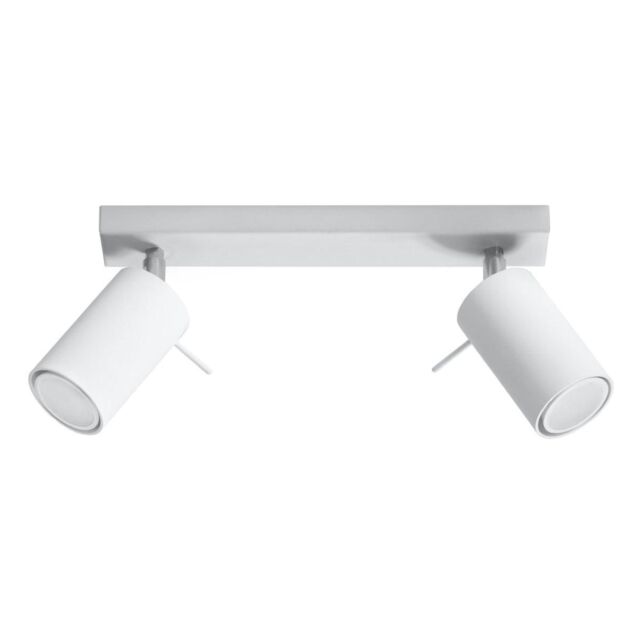 Sollux Lighting Modern Ceiling Lamp 16x30x6cm 2xLight in White - Size: 16 x 30 x 6 cm - image 1