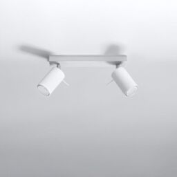 Sollux Lighting Modern Ceiling Lamp 16x30x6cm 2xLight in White - Size: 16 x 30 x 6 cm - thumbnail 2