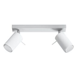 Sollux Lighting Modern Ceiling Lamp 16x30x6cm 2xLight in White - Size: 16 x 30 x 6 cm - thumbnail 1