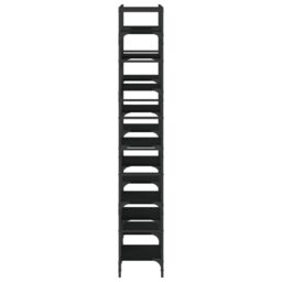 Berkfield Home Bookshelf Black 127.5x28.5x172.5 cm Engineered Wood - thumbnail 6