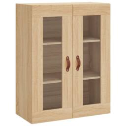Berkfield Home Highboard Sonoma Oak 69.5x34x180 cm Engineered Wood in Light Tan - thumbnail 5