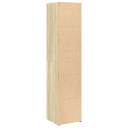 Berkfield Home Highboard Sonoma Oak 40x41x185 cm Engineered Wood in Brown - Size: 40 x 41 x 185 cm - thumbnail 6
