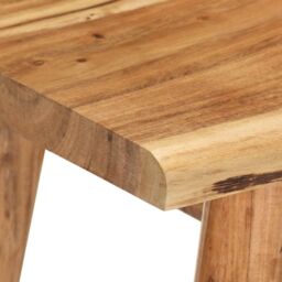 Berkfield Home Bedside Table Solid Acacia Wood 45x32x55 cm in Brown - Size: 45 x 32 x 55 cm - thumbnail 6