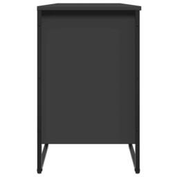 Berkfield Home Shoe Cabinet Black 90x38x61.5 cm Engineered Wood - thumbnail 5