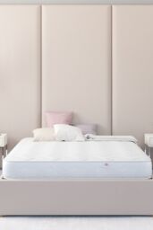 Aspire 500 Memory Foam Hybrid Mattress in White - Size: Small Double - thumbnail 3