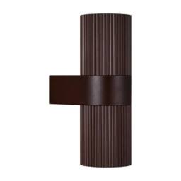 Nordlux Modern Outdoor Wall Light Brown Aluminium GU10 Weatherproof - Mains Powered, IP54 - thumbnail 2