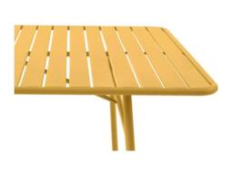 Vente-unique Metal Garden Table L.160 Cm - Mustard Yellow - MIRMANDE By MYLIA - thumbnail 7