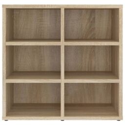 Berkfield Home Shoe Cabinets 2 pcs Sonoma Oak 52.5x30x50 cm in Brown - thumbnail 6