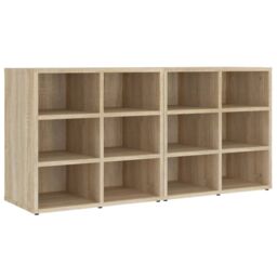 Berkfield Home Shoe Cabinets 2 pcs Sonoma Oak 52.5x30x50 cm in Brown - thumbnail 2