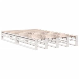 Berkfield Home Bookcase Bed without Mattress White 135x190 cm Double Solid Wood Pine - thumbnail 5