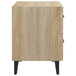 Berkfield Home Bedside Cabinet Sonoma Oak 40x35x47.5 cm in Brown - thumbnail 6