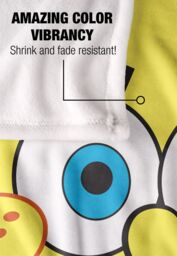 Spongebob Goofy Smile Face Silky Touch Super Soft Throw Blanket 152 X 127 cm in White - thumbnail 4