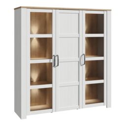Furniture To Go Bohol Large Display Cabinet in White - thumbnail 5