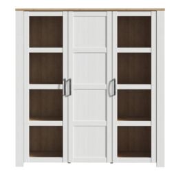 Furniture To Go Bohol Large Display Cabinet in White - thumbnail 3