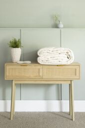 Soak&Sleep High Summer Warmth New Zealand Wool Duvet in Off-White - Size: King - thumbnail 2
