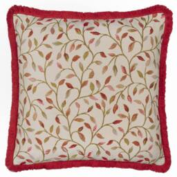 Voyage Maison Cervino Jacquard Cushion in Red - Size: 50 cm x 50 cm - thumbnail 2
